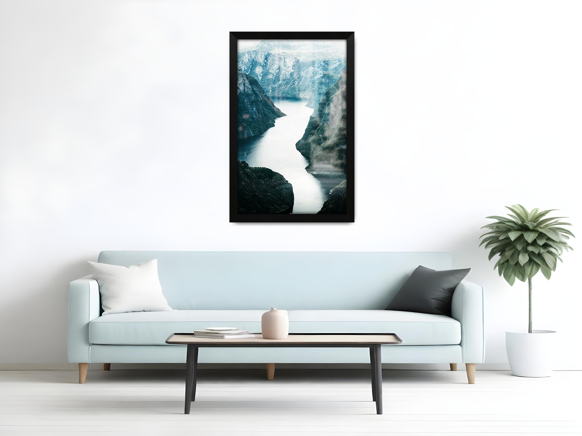 ( 50 x 70 CM ) / 28 x 20 Inch  |  Art Frames - MDF
 -  [ Matt Black ]