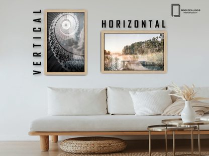 ( 50 x 70 CM ) / 28 x 20 Inch  |  Certificate Frames - MDF
 -  [ Oak ]
