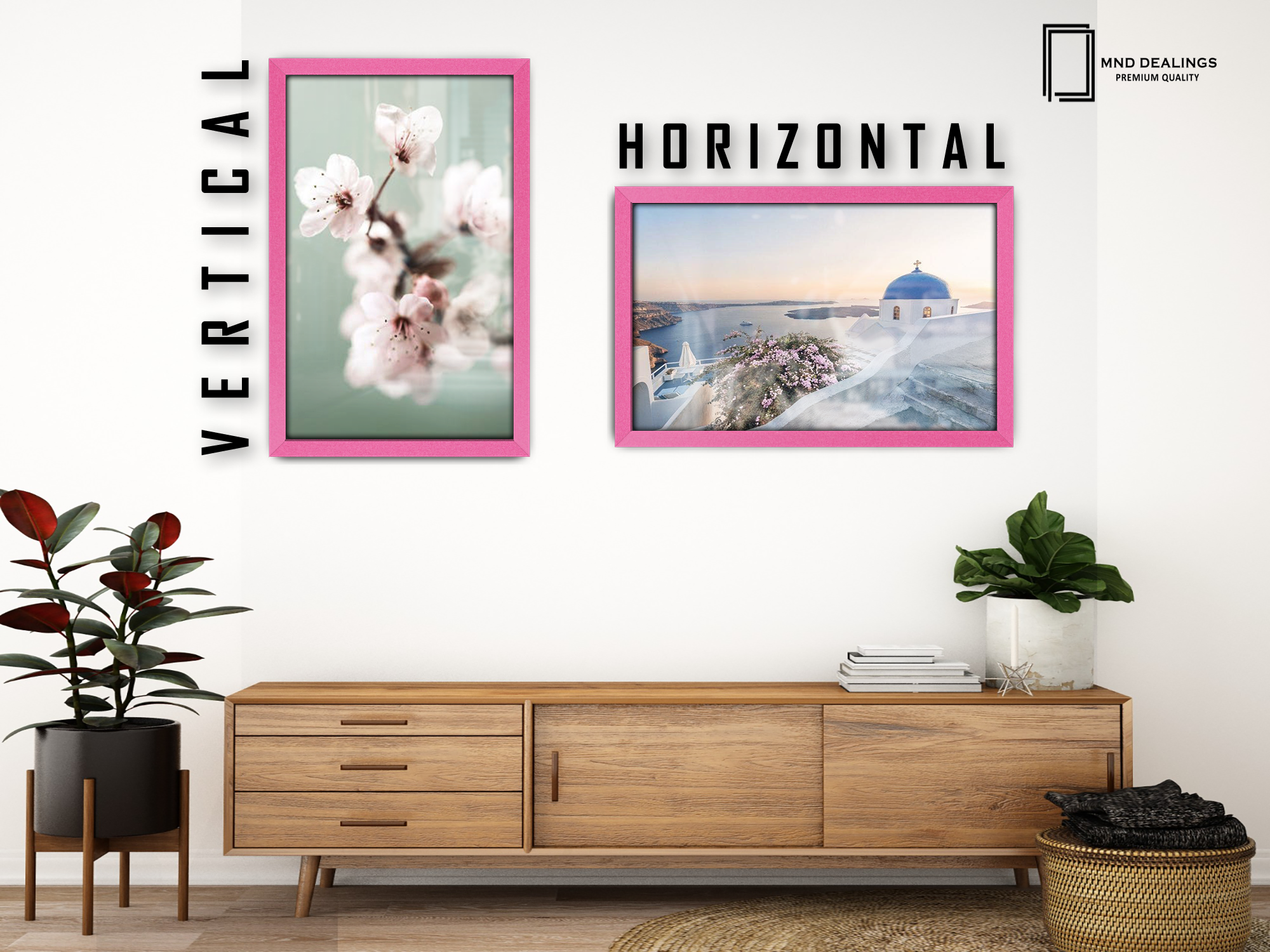 ( 50 x 70 CM ) / 28 x 20 Inch  |  Certificate Frames - MDF
 -  [ Pink ]
