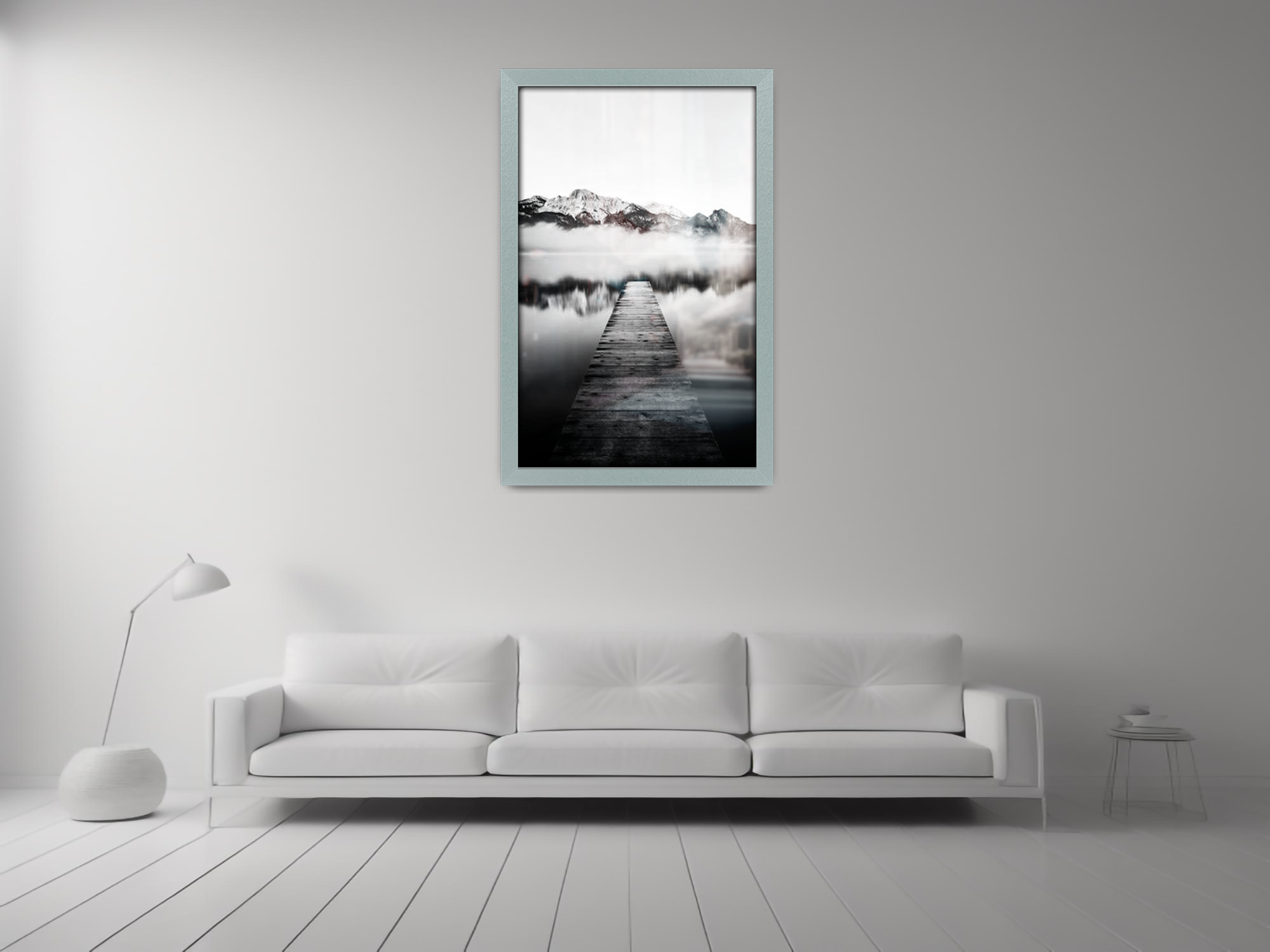 ( 50 x 70 CM ) / 28 x 20 Inch  |  Photo Frames - MDF
 -  [ Silver ]