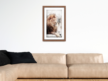 ( 50 x 70 cm ) / 28 x 20 Inch with 60 x 40 cm White Mount Frames - MDF