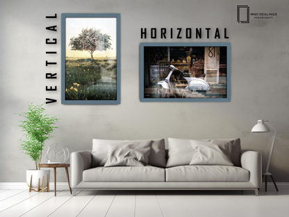 ( 51 x 76 CM ) / 30 x 20 Inch  |  Display Frame - MDF
 -  [ Dark Grey ]