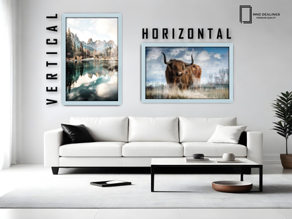 ( 51 x 76 CM ) / 30 x 20 Inch  |  Poster Frames - MDF
 -  [ Light Grey ]