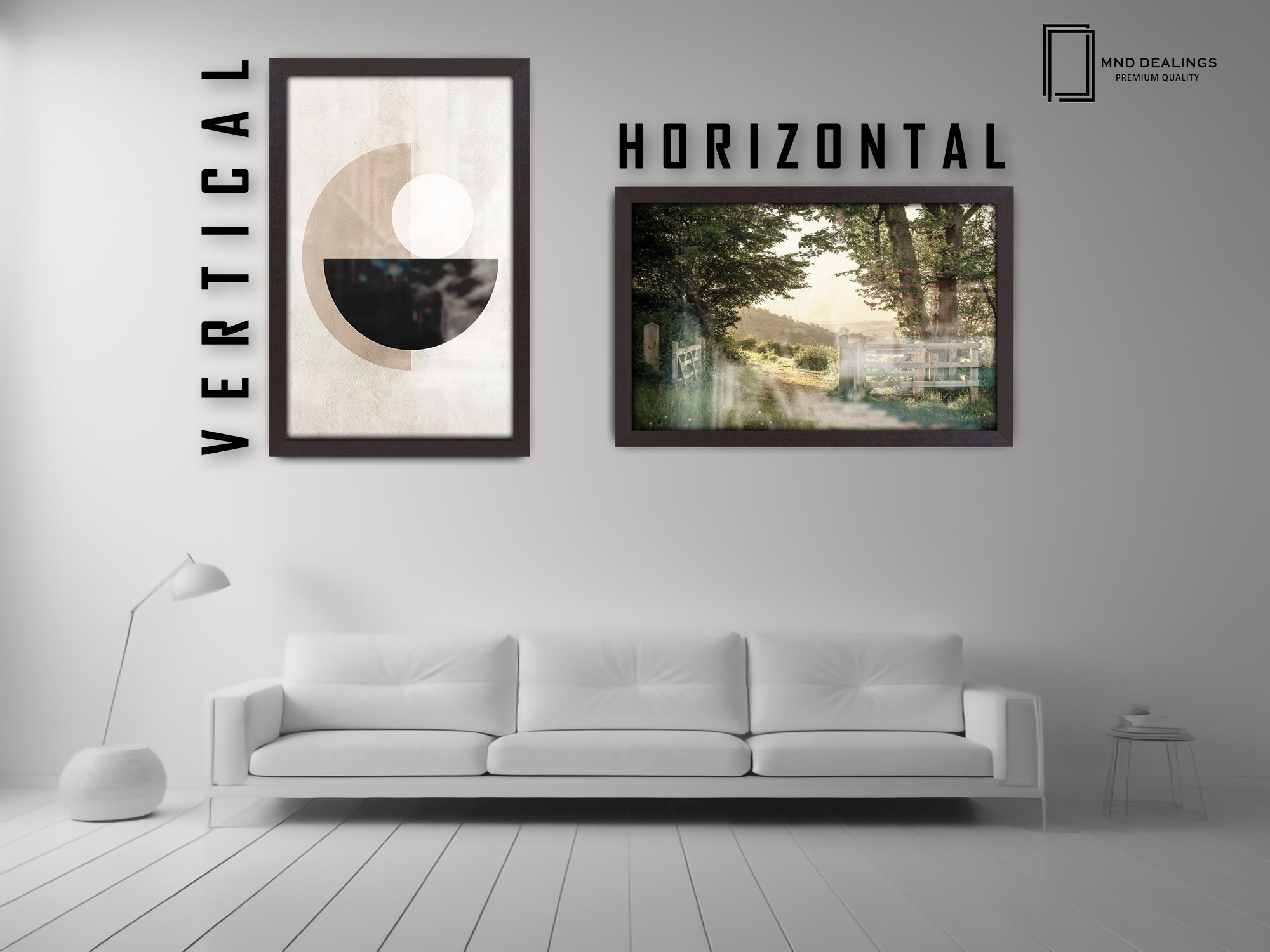 ( 51 x 76 CM ) / 30 x 20 Inch  |  Frames - MDF
 -  [ Mahogany ]