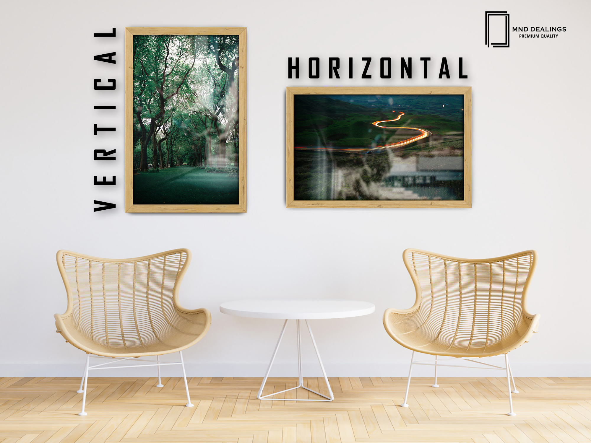 ( 51 x 76 CM ) / 30 x 20 Inch  |  Poster Frames - MDF
 -  [ Pine ]