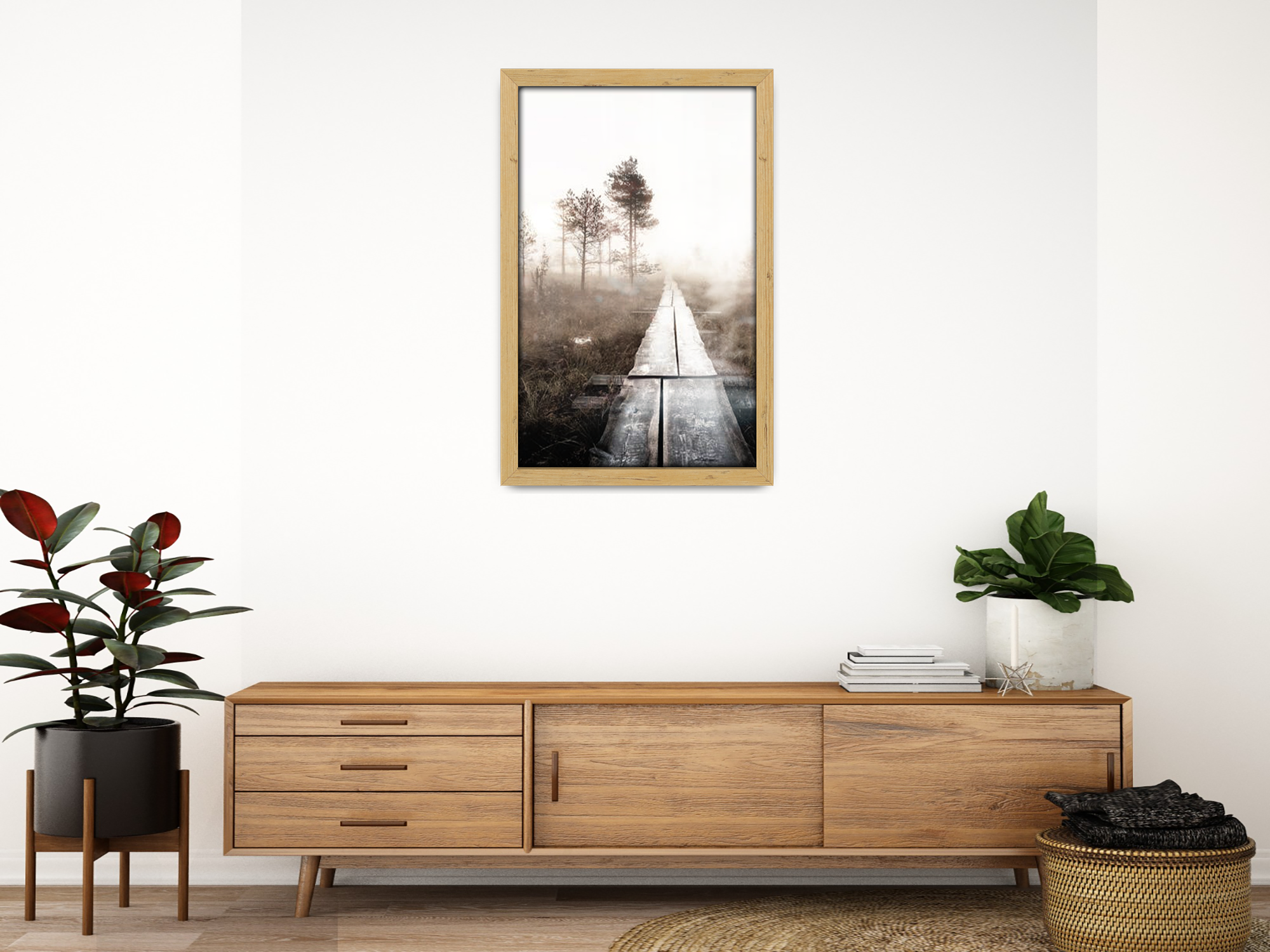 ( 51 x 76 CM ) / 30 x 20 Inch  |  Poster Frames - MDF
 -  [ Pine ]