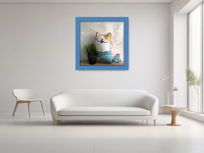 ( 55 x 55 CM ) / 22 x 22 Inch  |  Picture Frames - MDF
 -  [ Blue ]