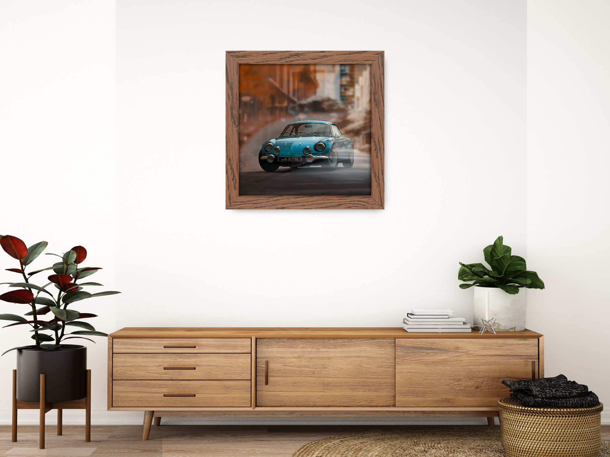 ( 55 x 55 CM ) / 22 x 22 Inch  |  Picture Frames - MDF
 -  [ Dark Oak ]