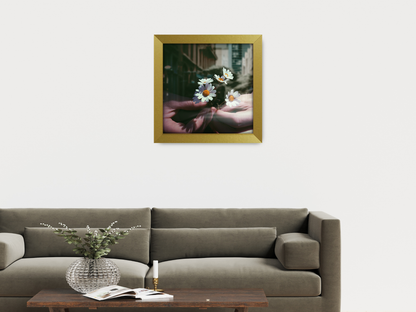 ( 55 x 55 CM ) / 22 x 22 Inch  |  Frames - MDF
 -  [ Gold ]