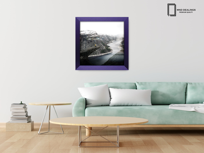 ( 55 x 55 CM ) / 22 x 22 Inch  |  Frames - MDF
 -  [ Purple ]