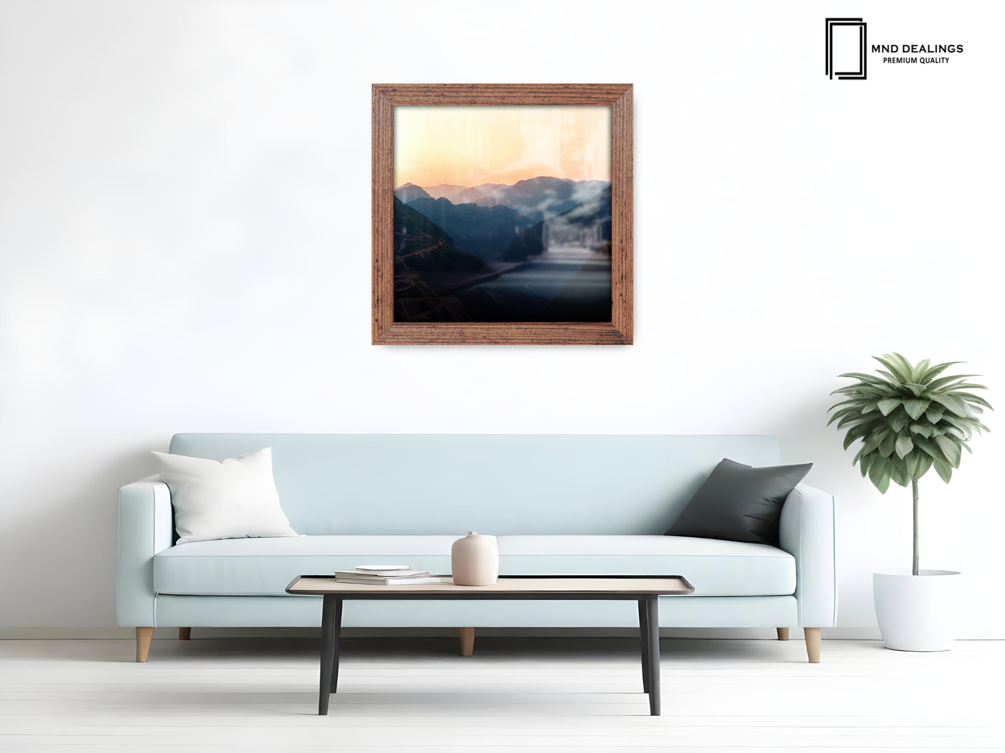 ( 55 x 55 CM ) / 22 x 22 Inch  |  Certificate Frames - MDF
 -  [ Rustic ]
