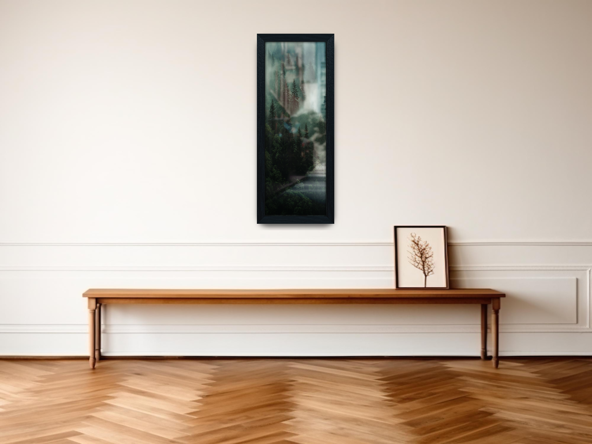 ( 60 x 30 CM ) / 24 x 12 Inch | Frames - MDF
 -  [ Black ]