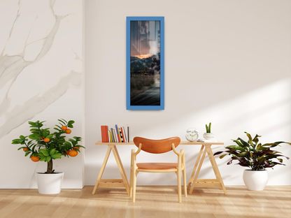 ( 60 x 30 CM ) / 24 x 12 Inch | Display Frame - MDF
 -  [ Blue ]