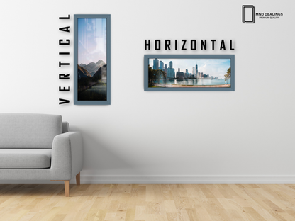 ( 60 x 30 CM ) / 24 x 12 Inch | Frames - MDF
 -  [ Dark Grey ]
