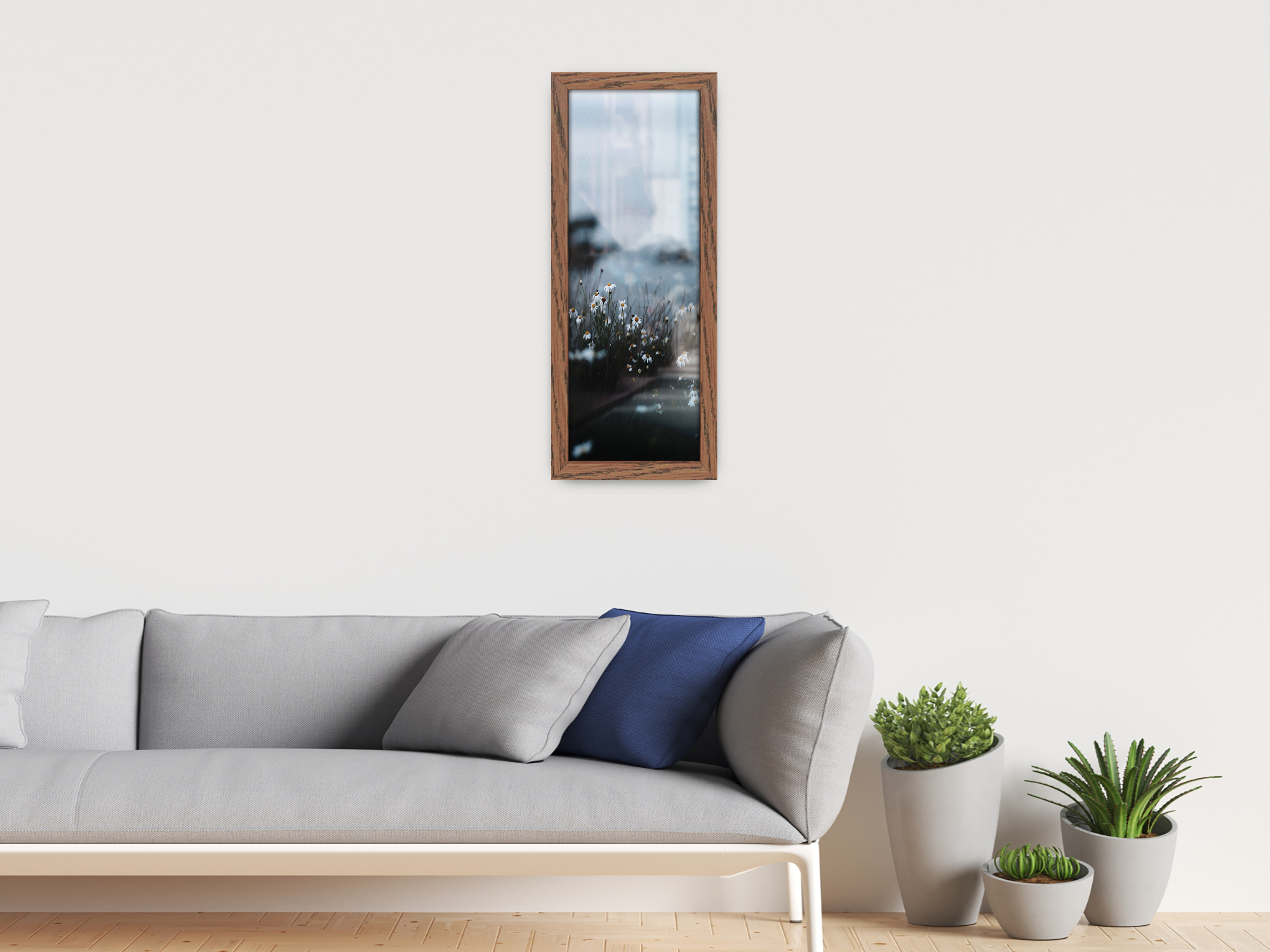 ( 60 x 30 CM ) / 24 x 12 Inch | Photo Frames - MDF
 -  [ Dark Oak ]