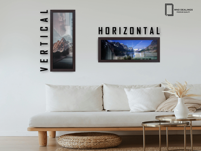 ( 60 x 30 CM ) / 24 x 12 Inch | Poster Frames - MDF
 -  [ Mahogany ]