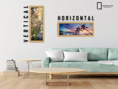 ( 60 x 30 CM ) / 24 x 12 Inch | Picture Frames - MDF
 -  [ Pine ]