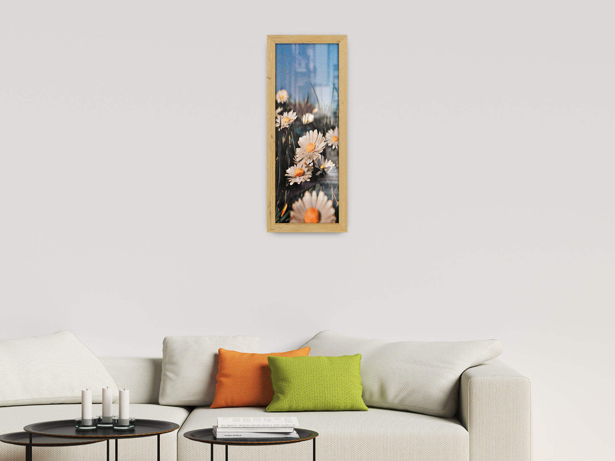 ( 60 x 30 CM ) / 24 x 12 Inch | Picture Frames - MDF
 -  [ Pine ]