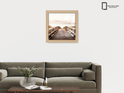 ( 60 x 60 CM ) / 24 x 24 Inch  |  Display Frame - MDF
 -  [ Beech ]