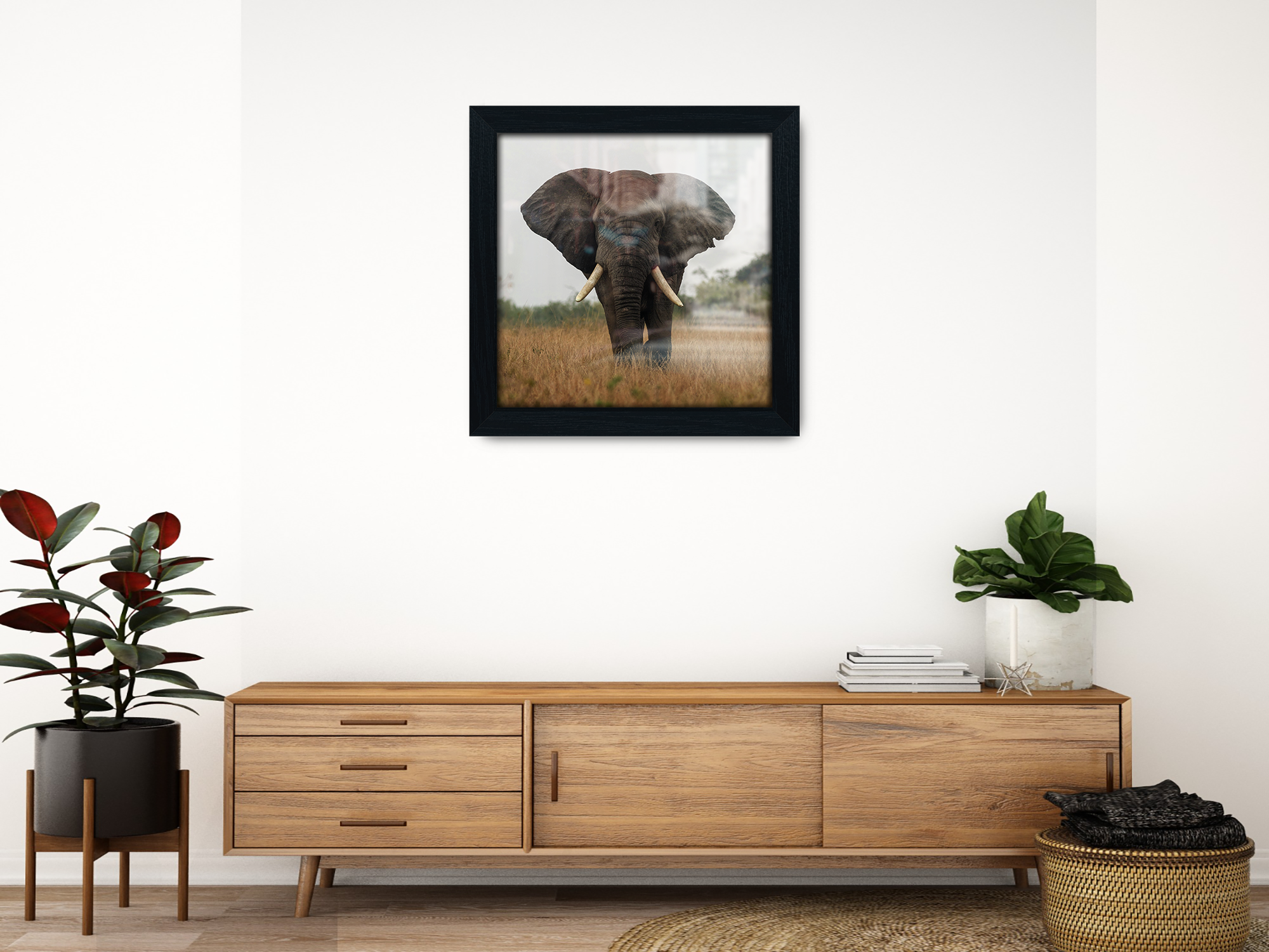 ( 60 x 60 CM ) / 24 x 24 Inch  |  Art Frames - MDF
 -  [ Black ]
