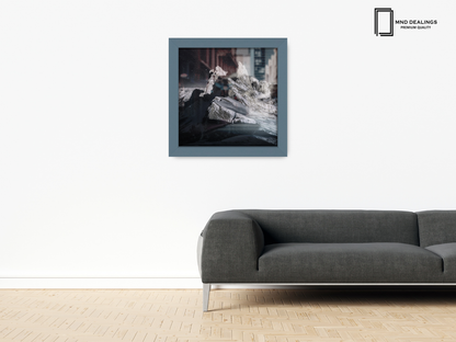 ( 60 x 60 CM ) / 24 x 24 Inch  |  Art Frames - MDF
 -  [ Dark Grey ]