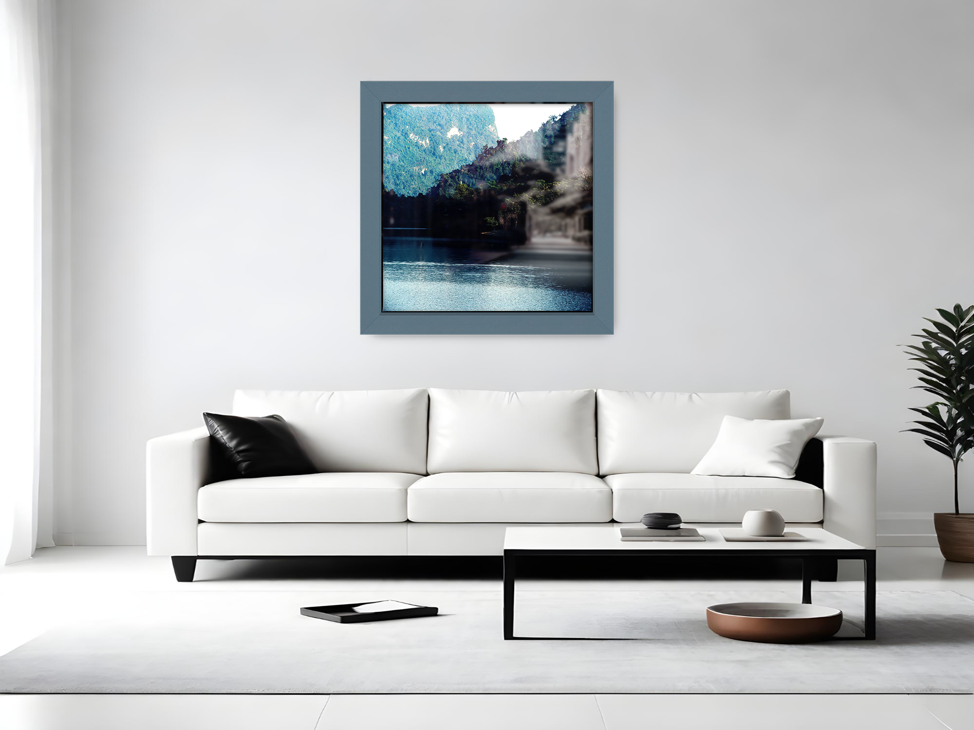( 60 x 60 CM ) / 24 x 24 Inch  |  Art Frames - MDF
 -  [ Dark Grey ]