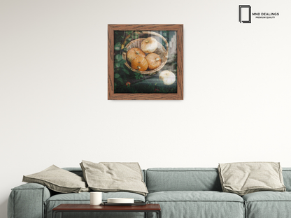( 60 x 60 CM ) / 24 x 24 Inch  |  Frames - MDF
 -  [ Dark Oak ]