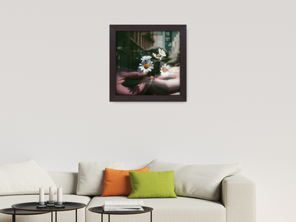 ( 60 x 60 CM ) / 24 x 24 Inch  |  Frames - MDF
 -  [ Mahogany ]