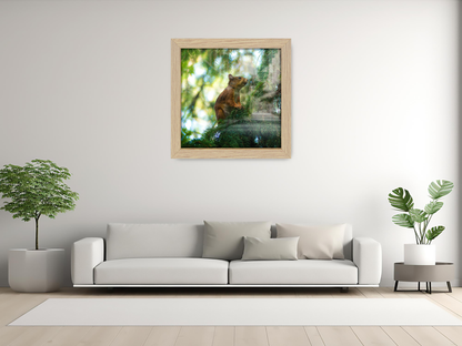 ( 60 x 60 CM ) / 24 x 24 Inch  |  Frames - MDF
 -  [ Oak ]