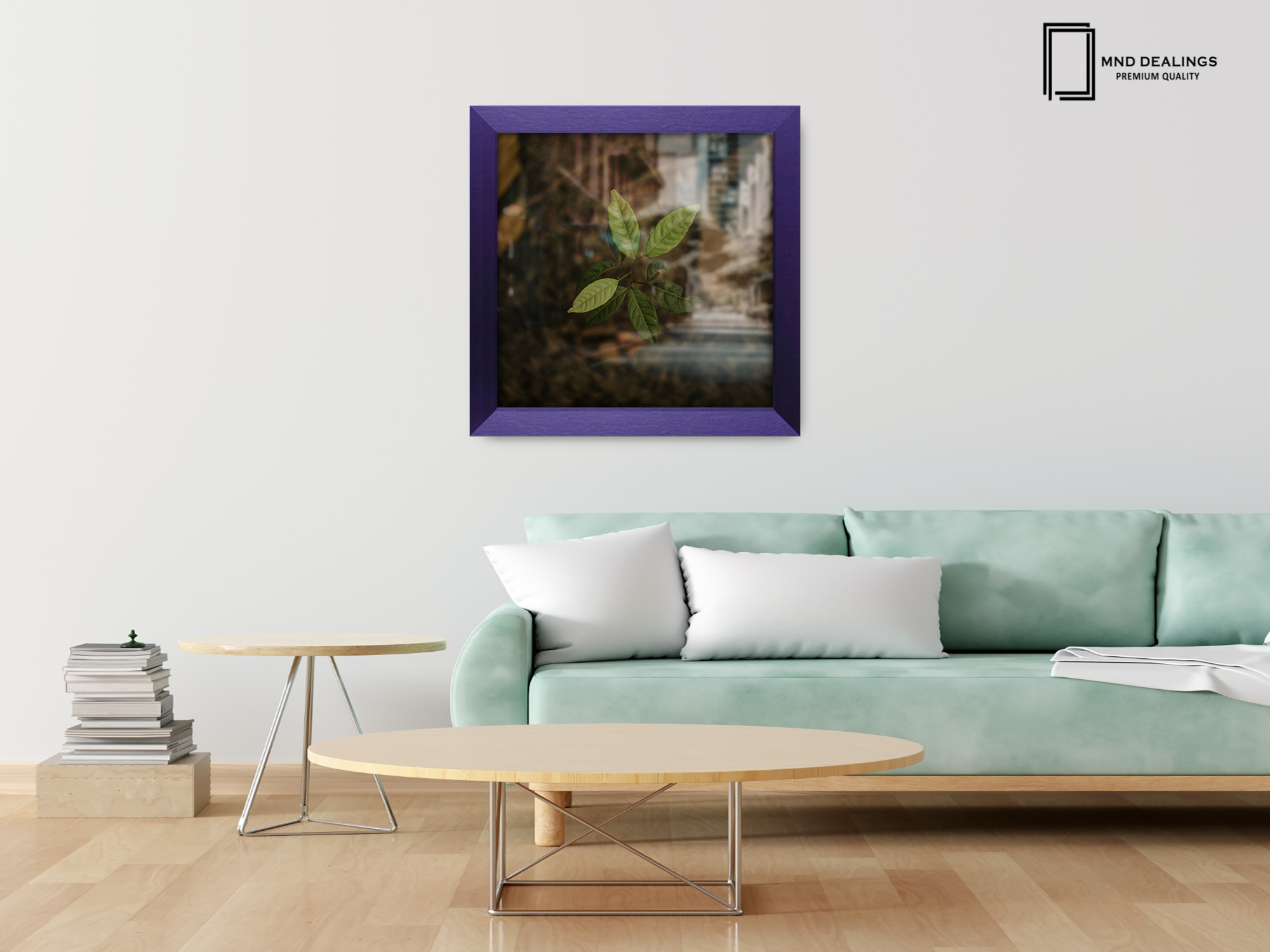 ( 60 x 60 CM ) / 24 x 24 Inch  |  Frames - MDF
 -  [ Purple ]