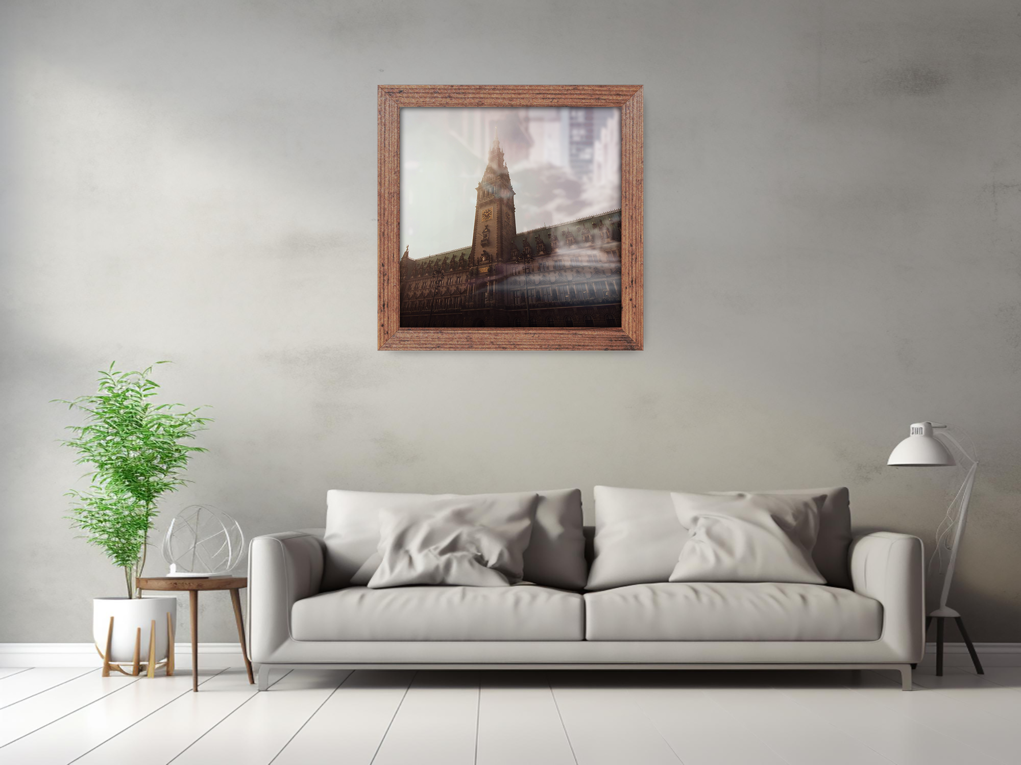 ( 60 x 60 CM ) / 24 x 24 Inch  |  Frames - MDF
 -  [ Rustic ]