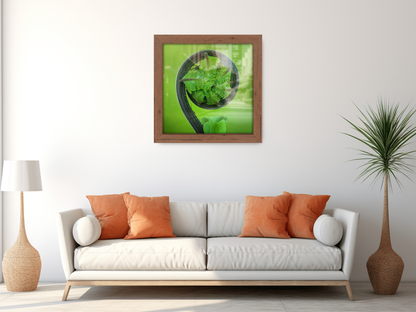 ( 60 x 60 CM ) / 24 x 24 Inch  |  Poster Frames - MDF
 -  [ Walnut ]
