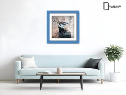 ( 60 x 60 Cm ) / 24 x 24 Inch with 50 x 50 Cm White Mount Display Frame - MDF