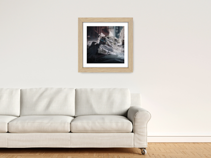 ( 60 x 60 Cm ) / 24 x 24 Inch with 50 x 50 Cm White Mount Display Frame - MDF