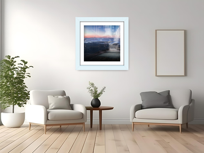 ( 60 x 60 Cm ) / 24 x 24 Inch with 50 x 50 Cm White Mount Display Frame - MDF