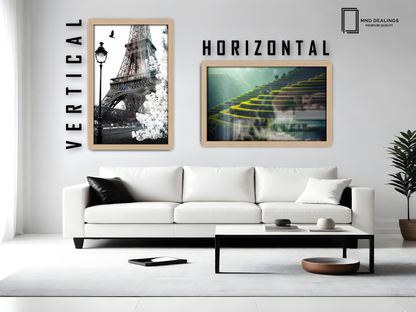 ( 60 x 70 CM ) / 28 x 24 Inch  |  Art Frames - MDF
 -  [ Beech ]