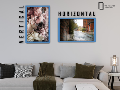 ( 60 x 70 CM ) / 28 x 24 Inch  |  Picture Frames - MDF
 -  [ Blue ]