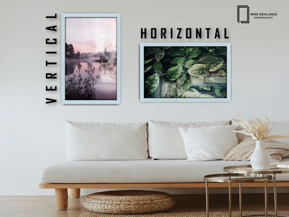 ( 60 x 70 CM ) / 28 x 24 Inch  |  Photo Frames - MDF
 -  [ Light Grey ]