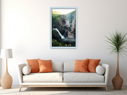 ( 60 x 70 CM ) / 28 x 24 Inch  |  Photo Frames - MDF
 -  [ Light Grey ]