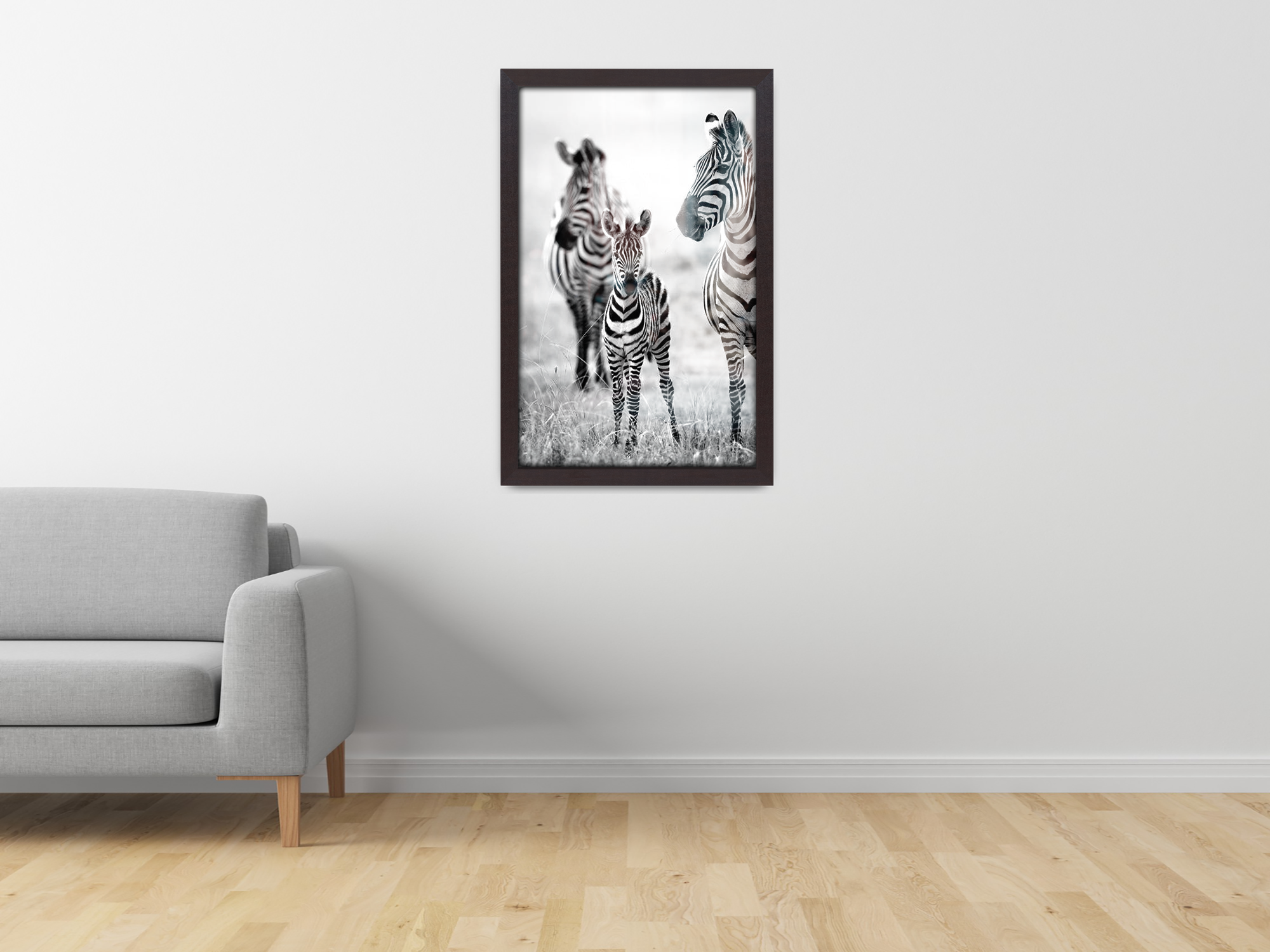 ( 60 x 70 CM ) / 28 x 24 Inch  |  Frames - MDF
 -  [ Mahogany ]