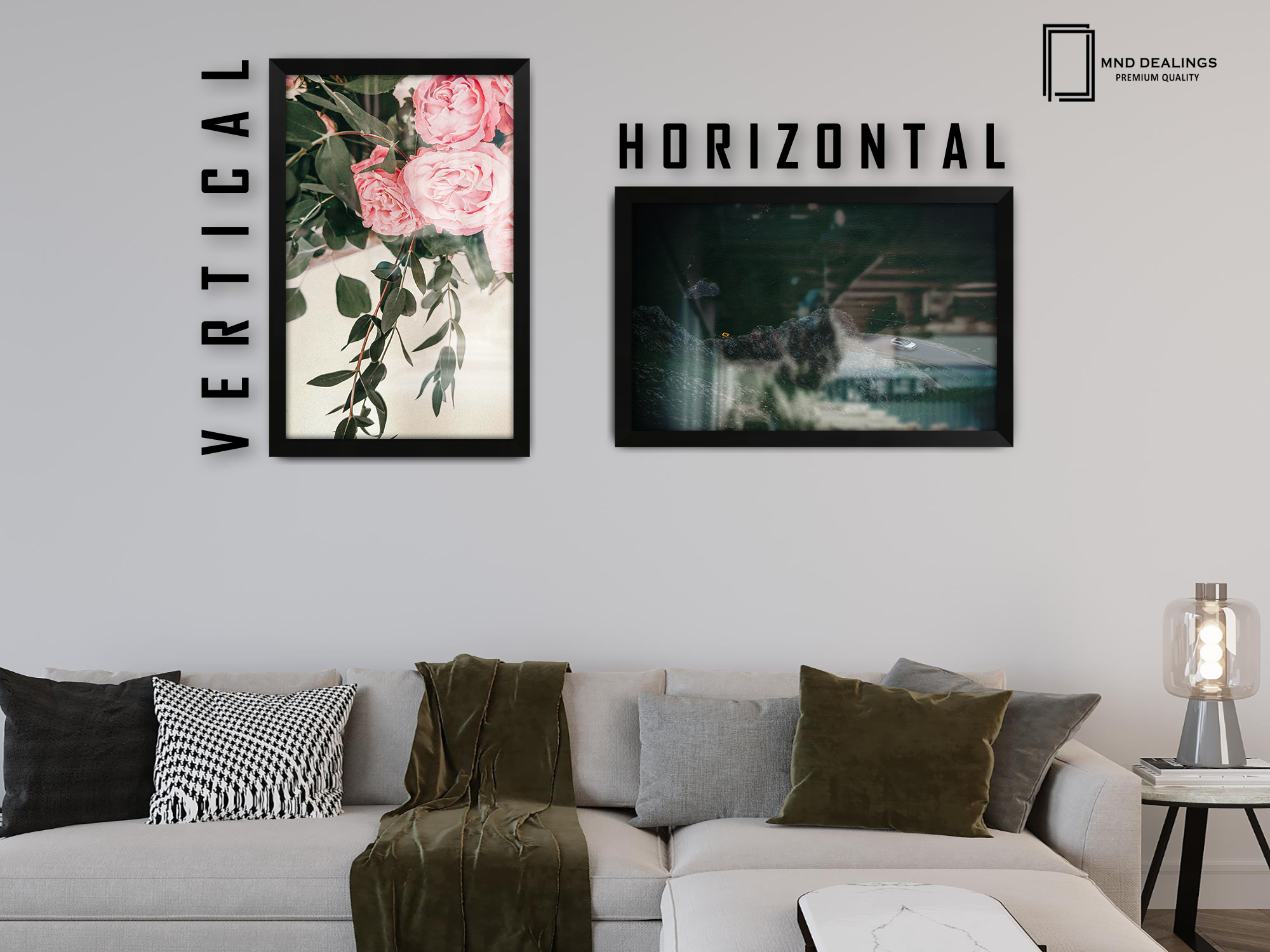 ( 60 x 70 CM ) / 28 x 24 Inch Poster Frames - MDF