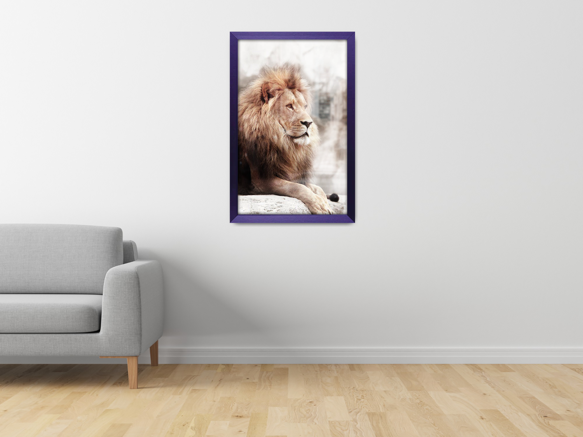 ( 60 x 70 CM ) / 28 x 24 Inch  |  Frames - MDF
 -  [ Purple ]