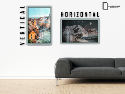 ( 60 x 70 CM ) / 28 x 24 Inch  |  Poster Frames - MDF
 -  [ Silver ]