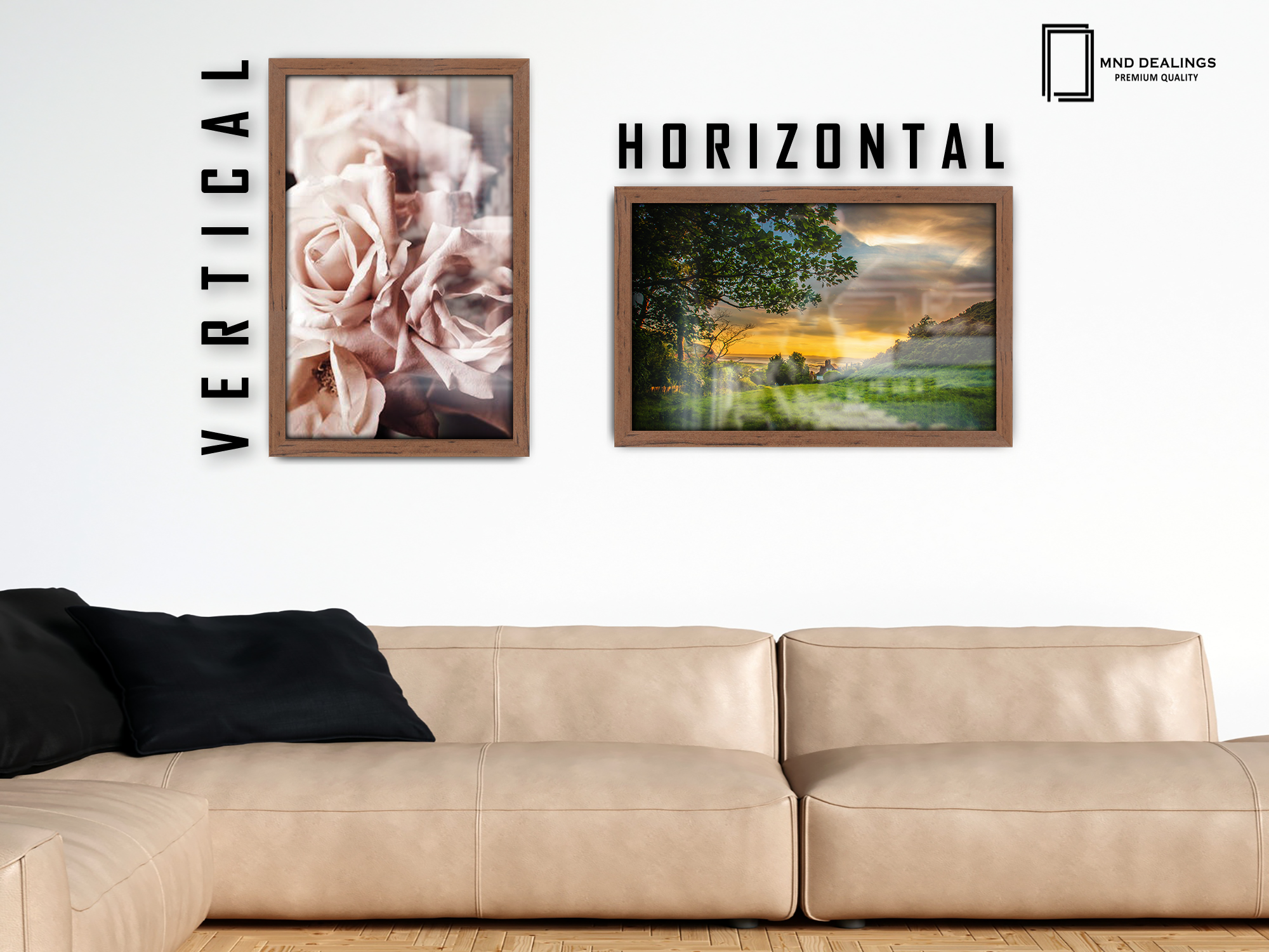 ( 60 x 70 CM ) / 28 x 24 Inch Poster Frames - MDF