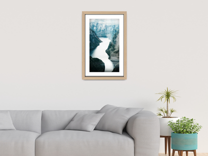 ( 60 x 70 cm ) / 28 x 24 Inch with 60 x 50 cm White Mount Frames - MDF