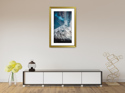( 60 x 70 cm ) / 28 x 24 Inch with 60 x 50 cm White Mount Frames - MDF