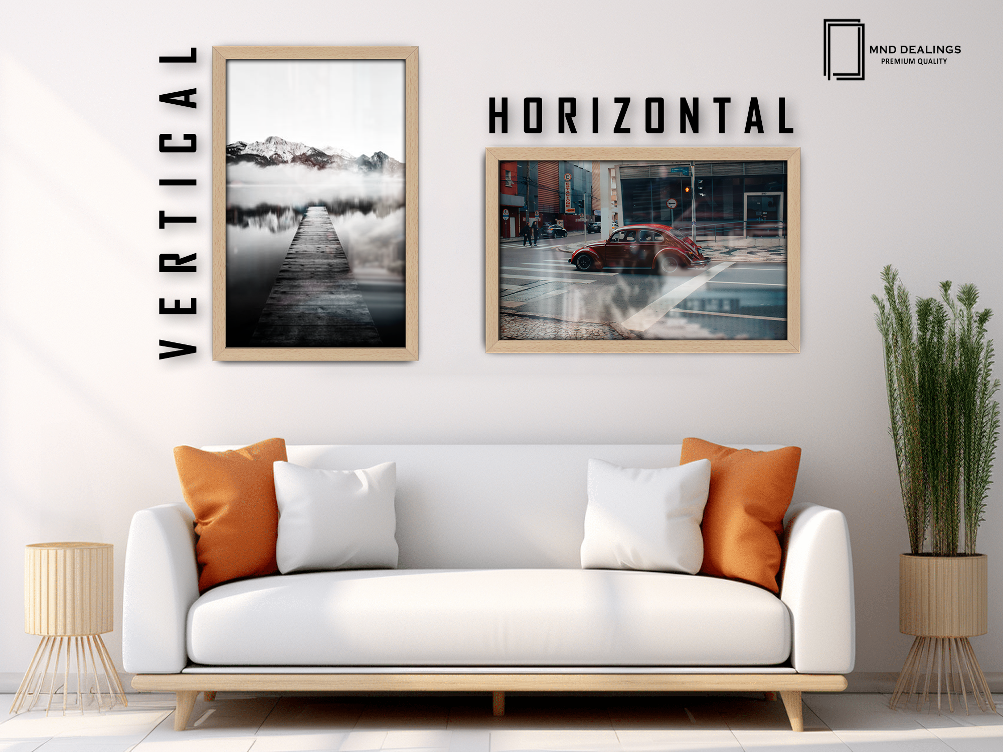 ( 60 x 80 CM ) / 32x 24 Inch  |  Certificate Frames - MDF
 -  [ Beech ]
