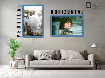( 60 x 80 CM ) / 32x 24 Inch  |  Frames - MDF
 -  [ Blue ]