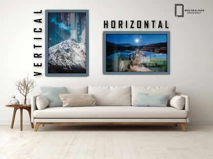 ( 60 x 80 CM ) / 32x 24 Inch  |  Display Frame - MDF
 -  [ Dark Grey ]