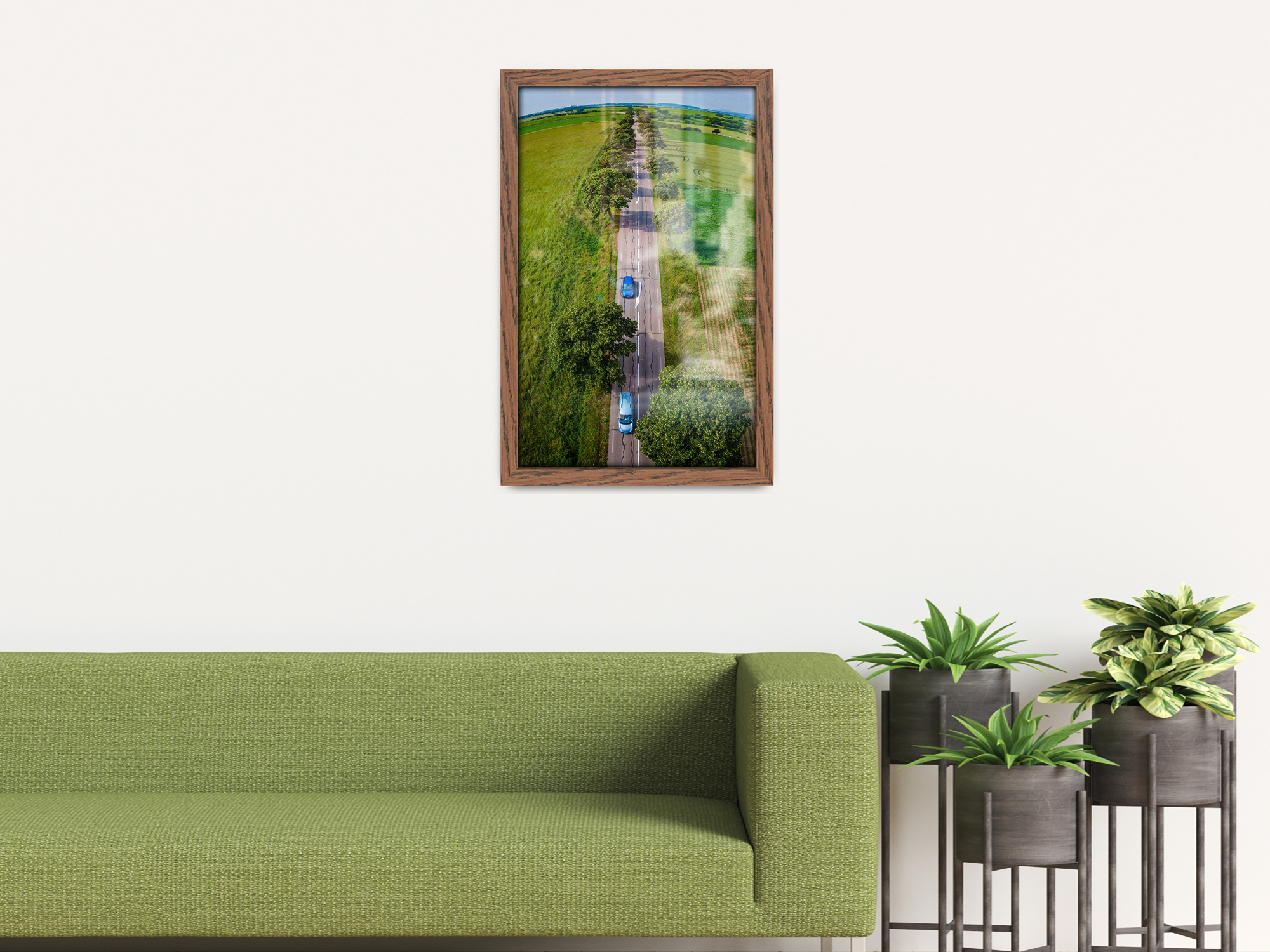 ( 60 x 80 CM ) / 32x 24 Inch  |  Picture Frames - MDF
 -  [ Dark Oak ]